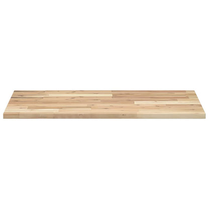 Desk Top Untreated 100x50x2 cm Solid Wood Acacia