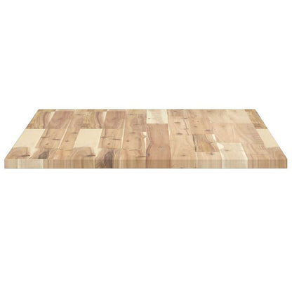 Desk Top Untreated 80x60x2 cm Solid Wood Acacia