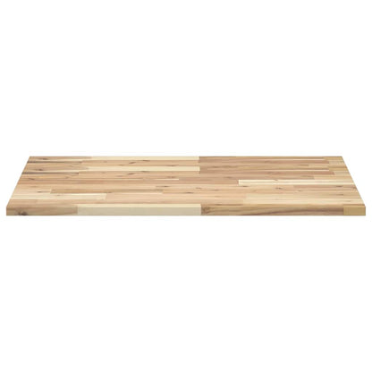 Desk Top Untreated 100x60x2 cm Solid Wood Acacia