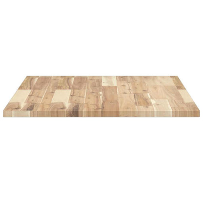 Desk Top Untreated 100x60x2 cm Solid Wood Acacia