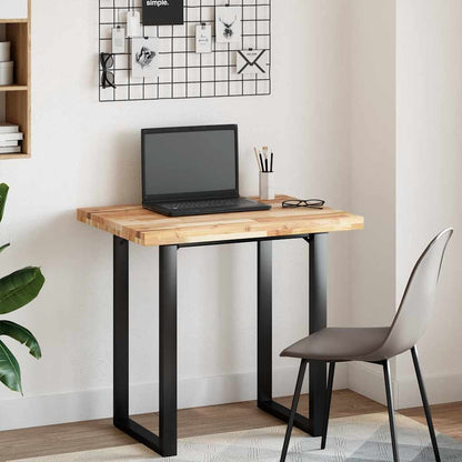 Desk Top Untreated 80x60x4 cm Solid Wood Acacia