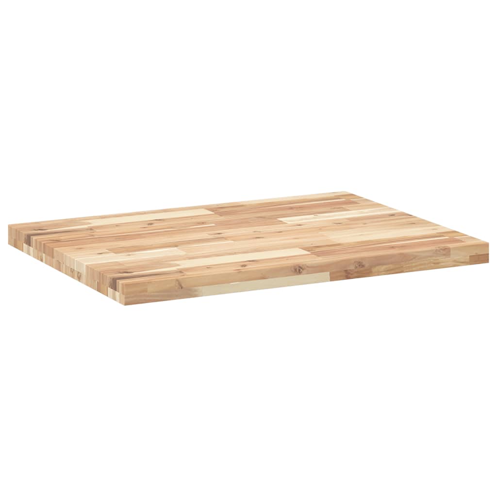 Desk Top Untreated 100x60x4 cm Solid Wood Acacia