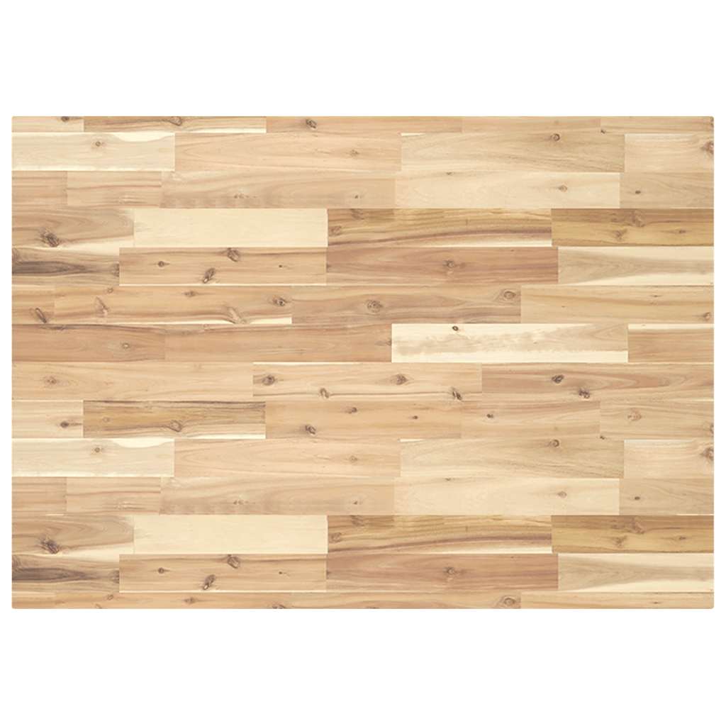 Desk Top Untreated 100x70x4 cm Solid Wood Acacia