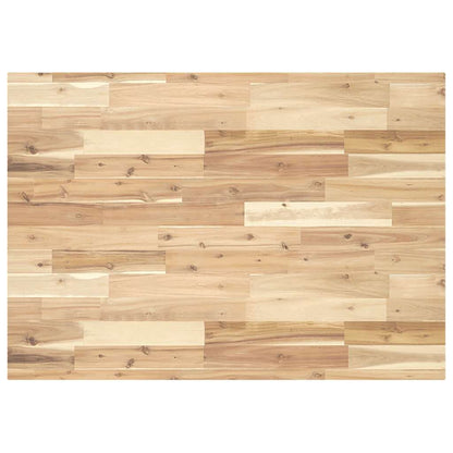 Desk Top Untreated 100x70x4 cm Solid Wood Acacia