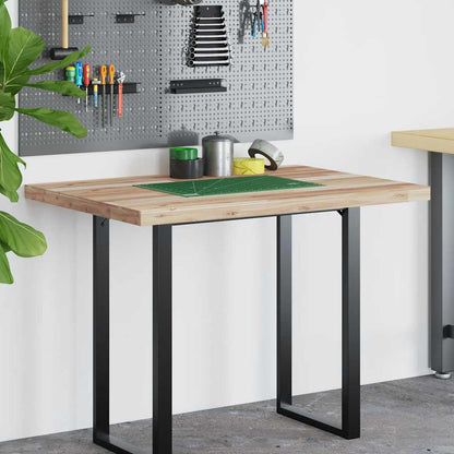 Desk Top Untreated 100x70x4 cm Solid Wood Acacia