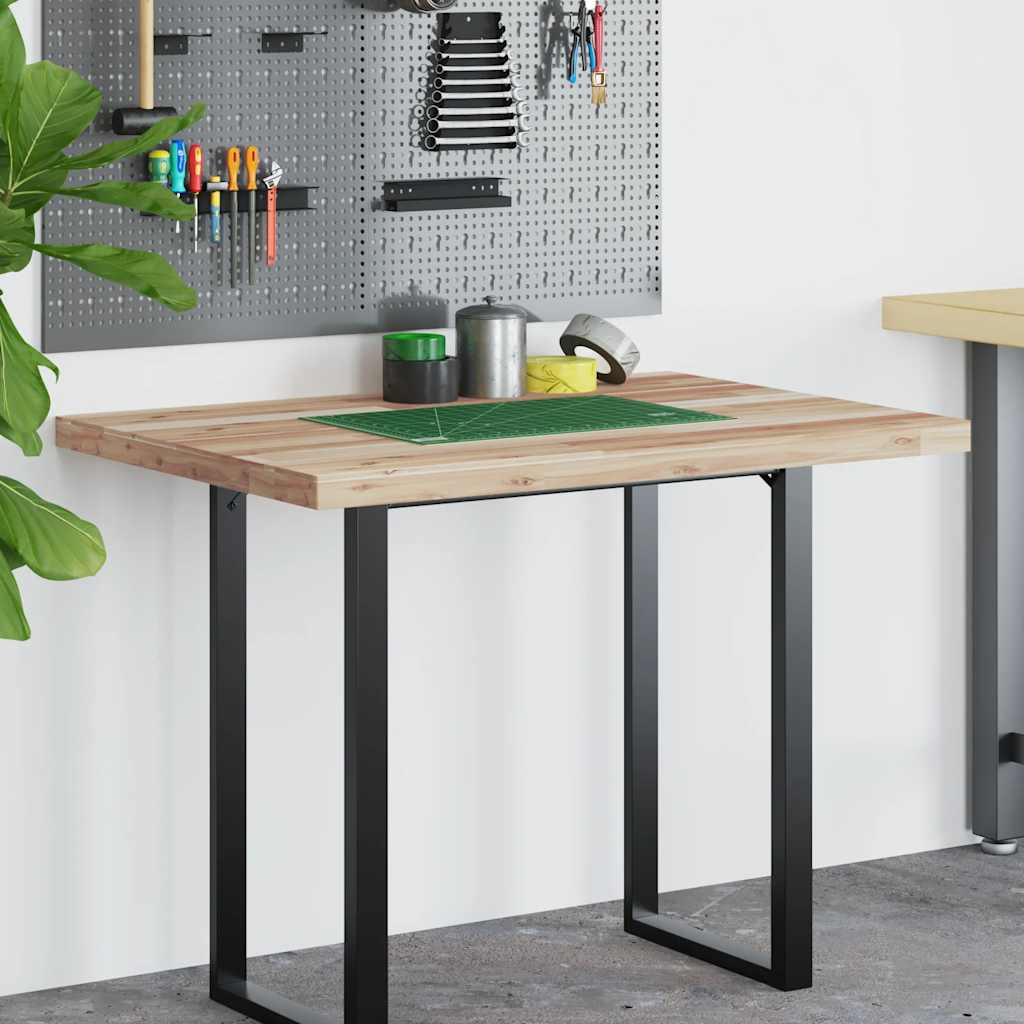 Desk Top Untreated 120x70x4 cm Solid Wood Acacia