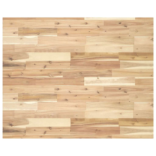 Desk Top Untreated 100x80x4 cm Solid Wood Acacia
