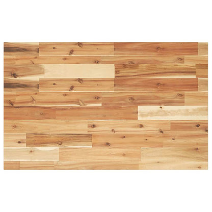 Desk Top Oil Finished 60x50x2 cm Solid Wood Acacia