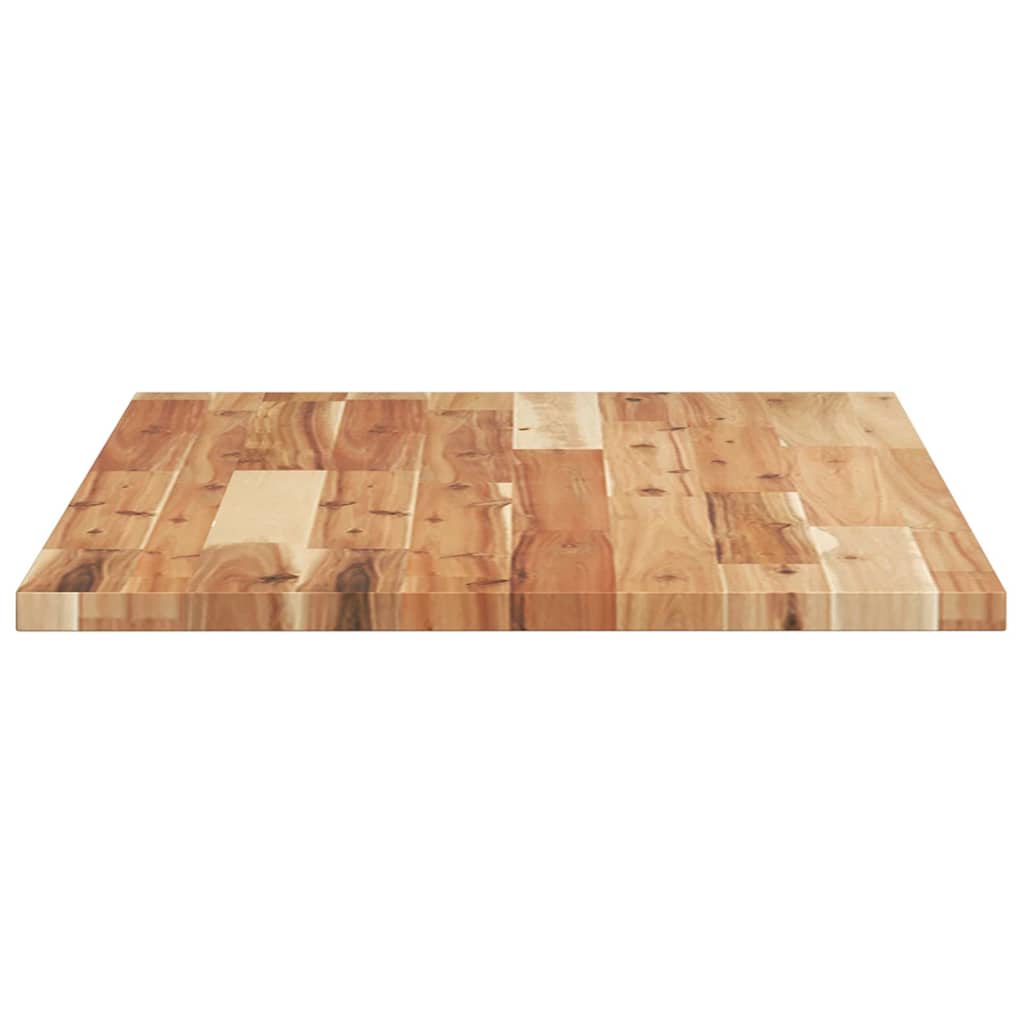 Desk Top Oil Finished 80x50x2 cm Solid Wood Acacia