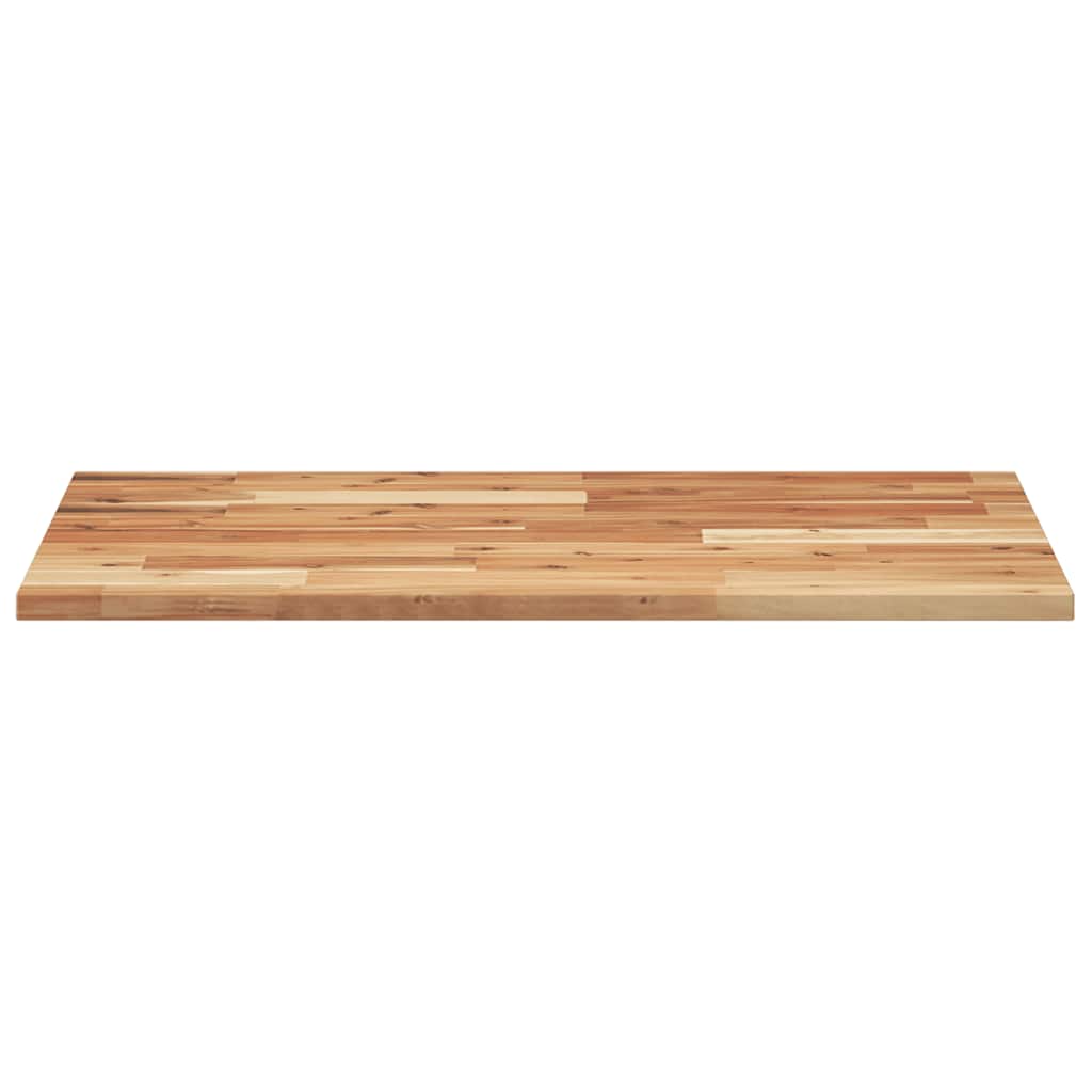 Desk Top Oil Finished 100x50x2 cm Solid Wood Acacia