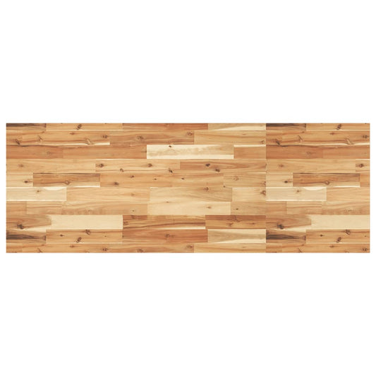 Desk Top Oil Finished 140x50x2 cm Solid Wood Acacia