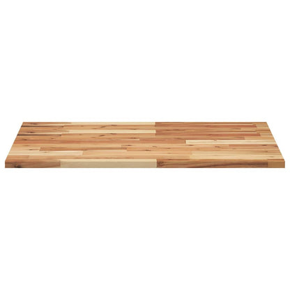 Desk Top Oil Finished 80x60x2 cm Solid Wood Acacia