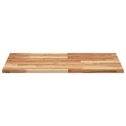 Desk Top Oil Finished 100x60x2 cm Solid Wood Acacia