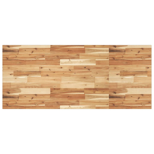 Desk Top Oil Finished 140x60x2 cm Solid Wood Acacia