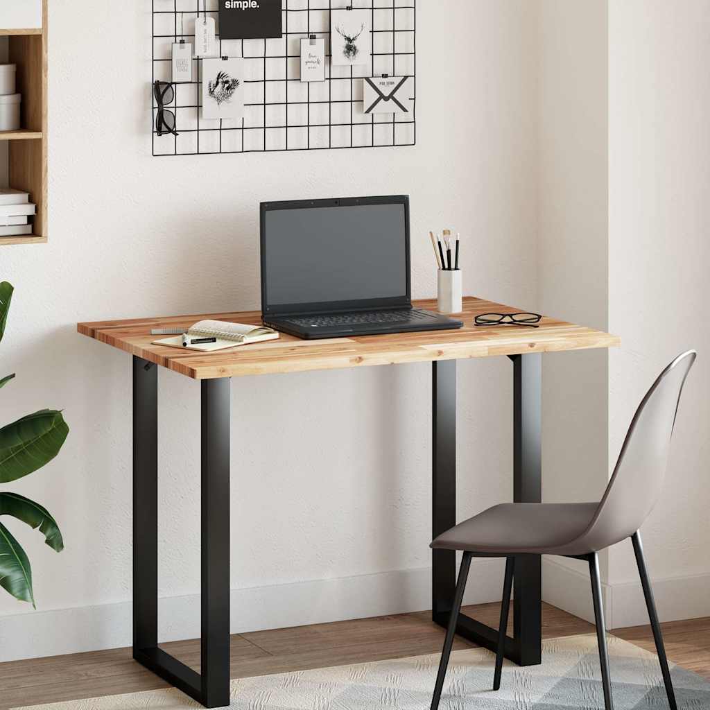 Desk Top Oil Finished 100x70x2 cm Solid Wood Acacia