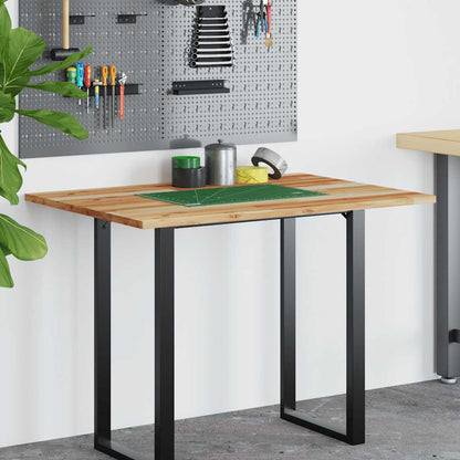 Desk Top Oil Finished 100x70x2 cm Solid Wood Acacia