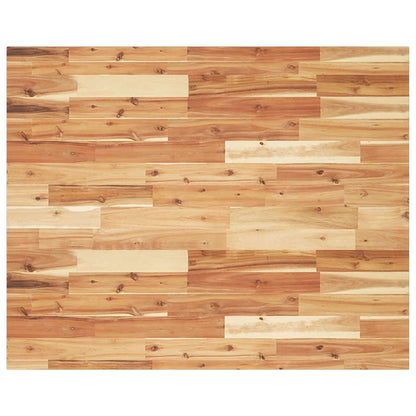 Desk Top Oil Finished 100x80x2 cm Solid Wood Acacia
