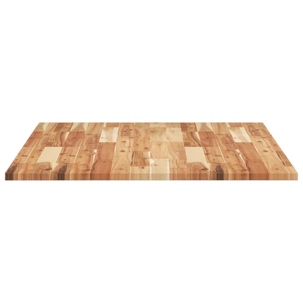Desk Top Oil Finished 100x80x2 cm Solid Wood Acacia