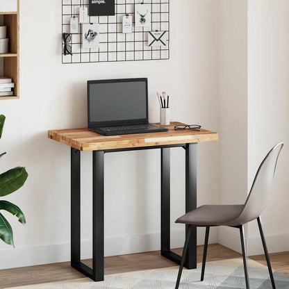 Desk Top Oil Finished 100x50x4 cm Solid Wood Acacia