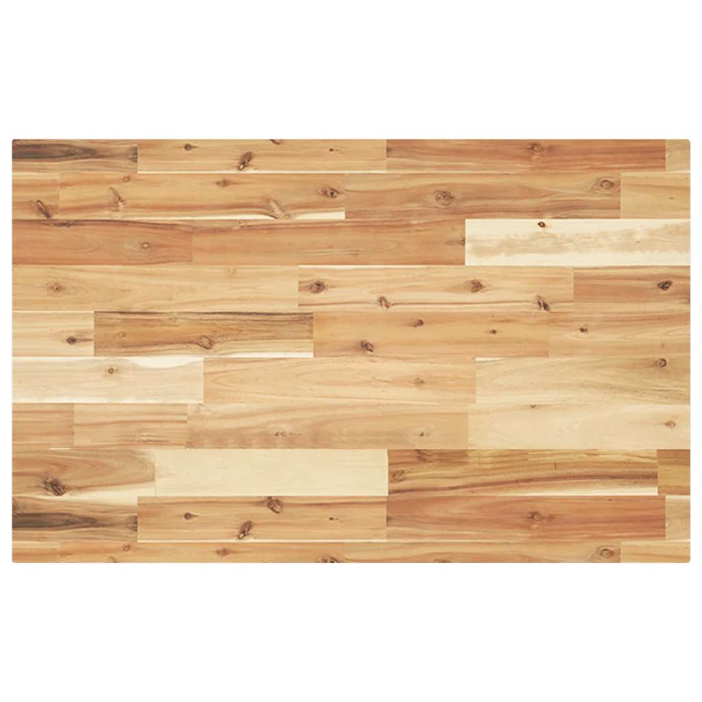 Desk Top Oil Finished 120x50x4 cm Solid Wood Acacia