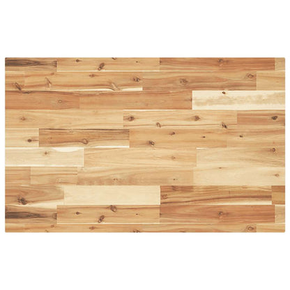 Desk Top Oil Finished 140x50x4 cm Solid Wood Acacia