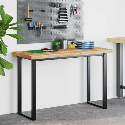 Desk Top Oil Finished 140x50x4 cm Solid Wood Acacia