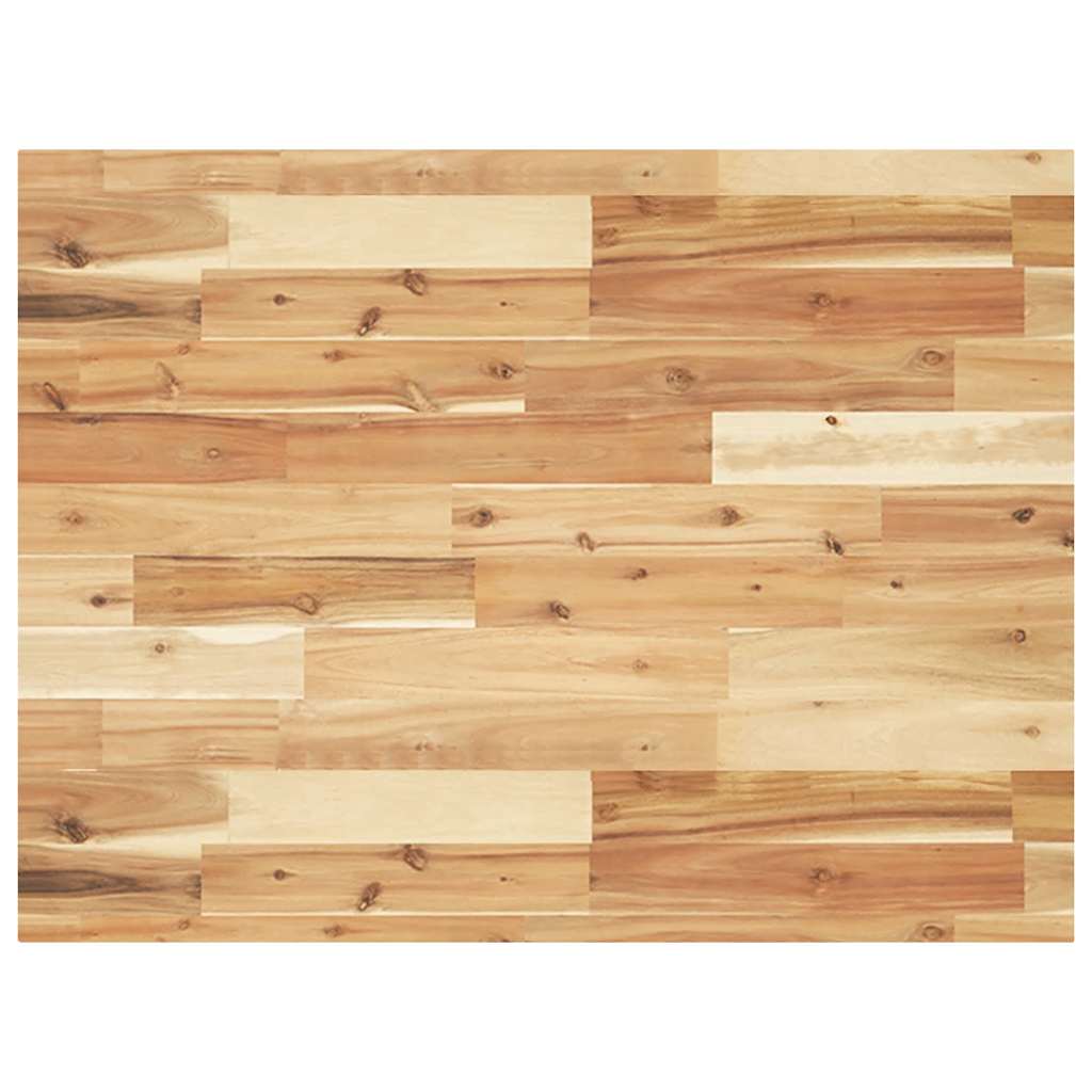 Desk Top Oil Finished 100x60x4 cm Solid Wood Acacia