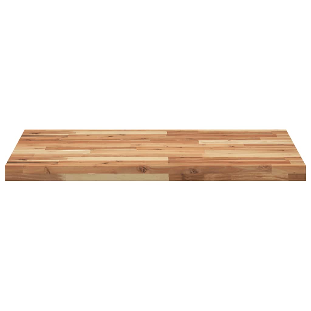 Desk Top Oil Finished 100x60x4 cm Solid Wood Acacia