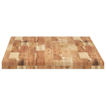 Desk Top Oil Finished 120x60x4 cm Solid Wood Acacia