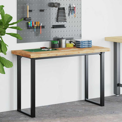Desk Top Oil Finished 140x60x4 cm Solid Wood Acacia