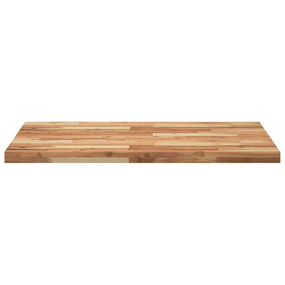 Desk Top Oil Finished 80x70x4 cm Solid Wood Acacia