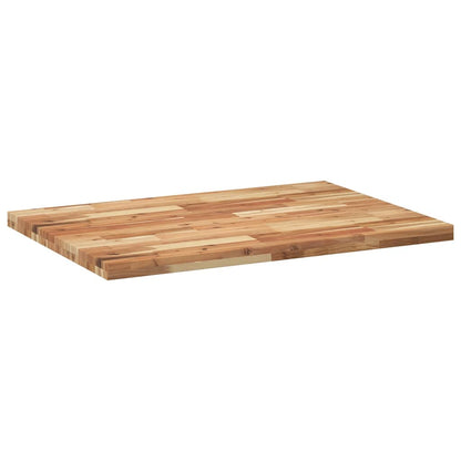 Desk Top Oil Finished 100x70x4 cm Solid Wood Acacia