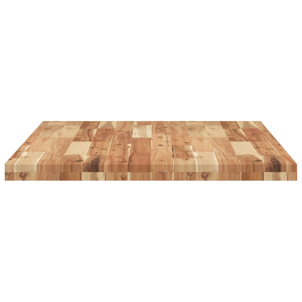 Desk Top Oil Finished 100x70x4 cm Solid Wood Acacia