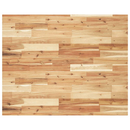 Desk Top Oil Finished 100x80x4 cm Solid Wood Acacia