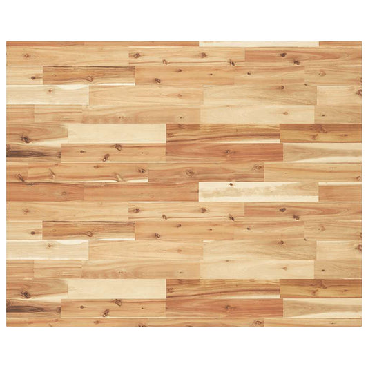 Desk Top Oil Finished 100x80x4 cm Solid Wood Acacia