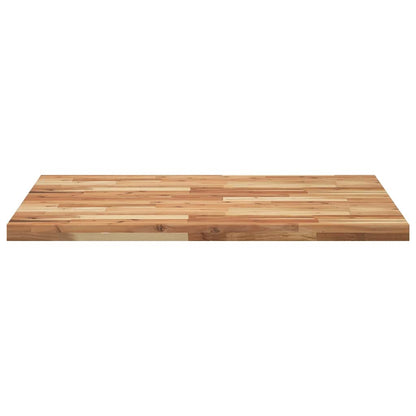 Desk Top Oil Finished 100x80x4 cm Solid Wood Acacia