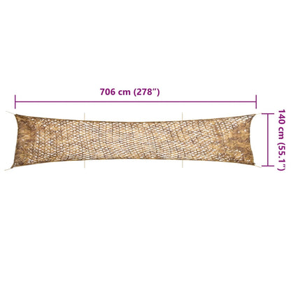 Camouflage Net with Storage Bag 706x140 cm Sand