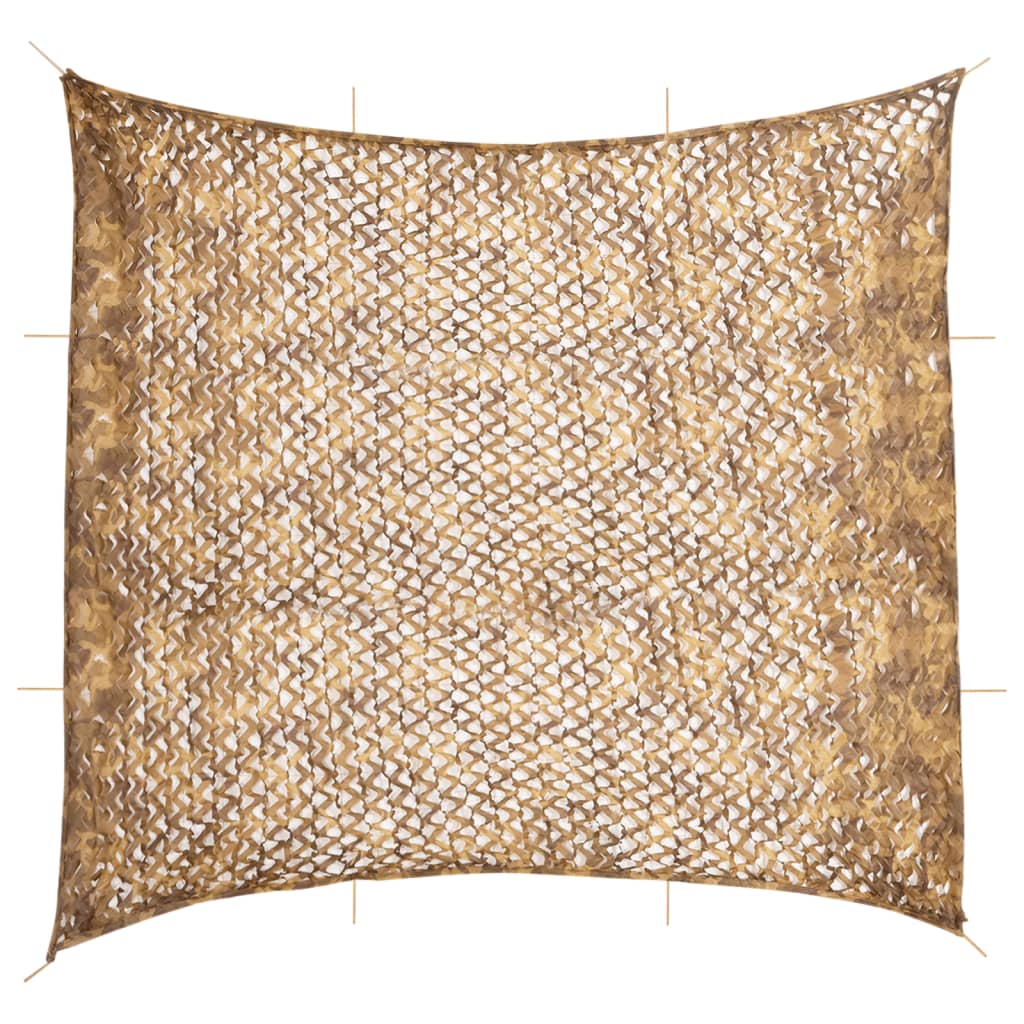 Camouflage Net with Storage Bag 614x581 cm Sand