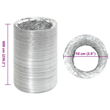 Ventilation Duct Aluminium 6 m Ø10 cm