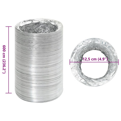 Ventilation Duct Aluminium 6 m Ø12.5 cm
