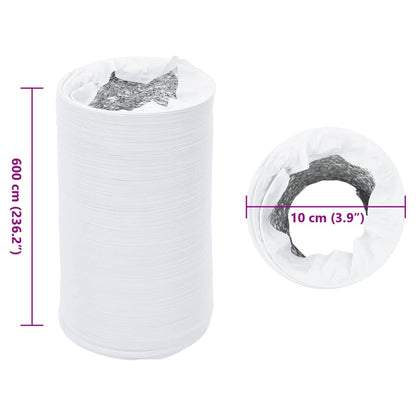 Ventilation Duct Aluminium and PVC 6 m Ø10 cm