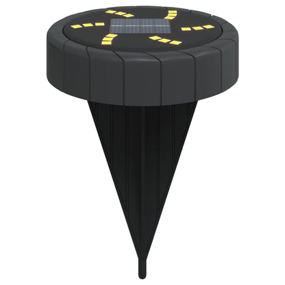Solar Ground Lights with Ground Spikes Outdoor 12 pcs Warm White