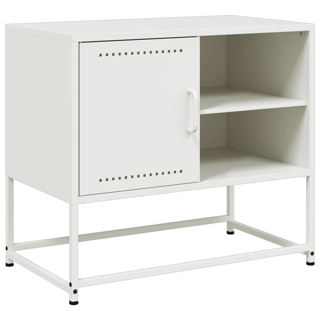 TV Cabinet White 68x39x60.5 cm Steel
