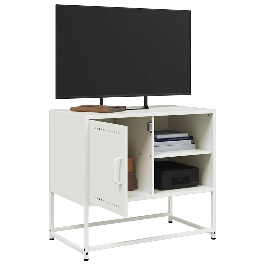 TV Cabinet White 68x39x60.5 cm Steel