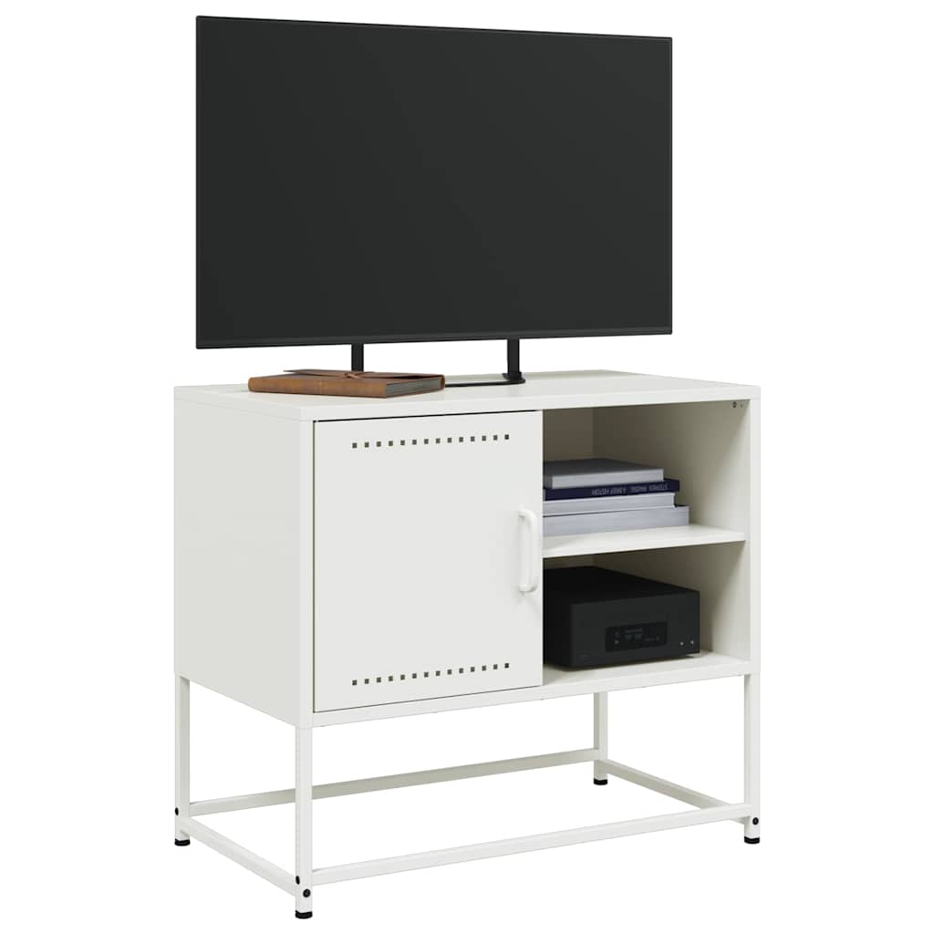 TV Cabinet White 68x39x60.5 cm Steel