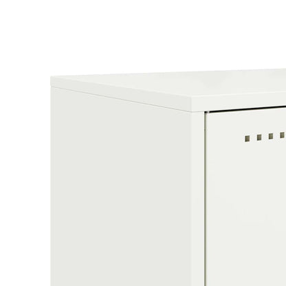 TV Cabinet White 68x39x60.5 cm Steel