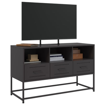 TV Cabinet Black 100.5x39x60.5 cm Steel