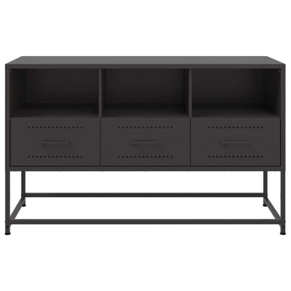TV Cabinet Black 100.5x39x60.5 cm Steel