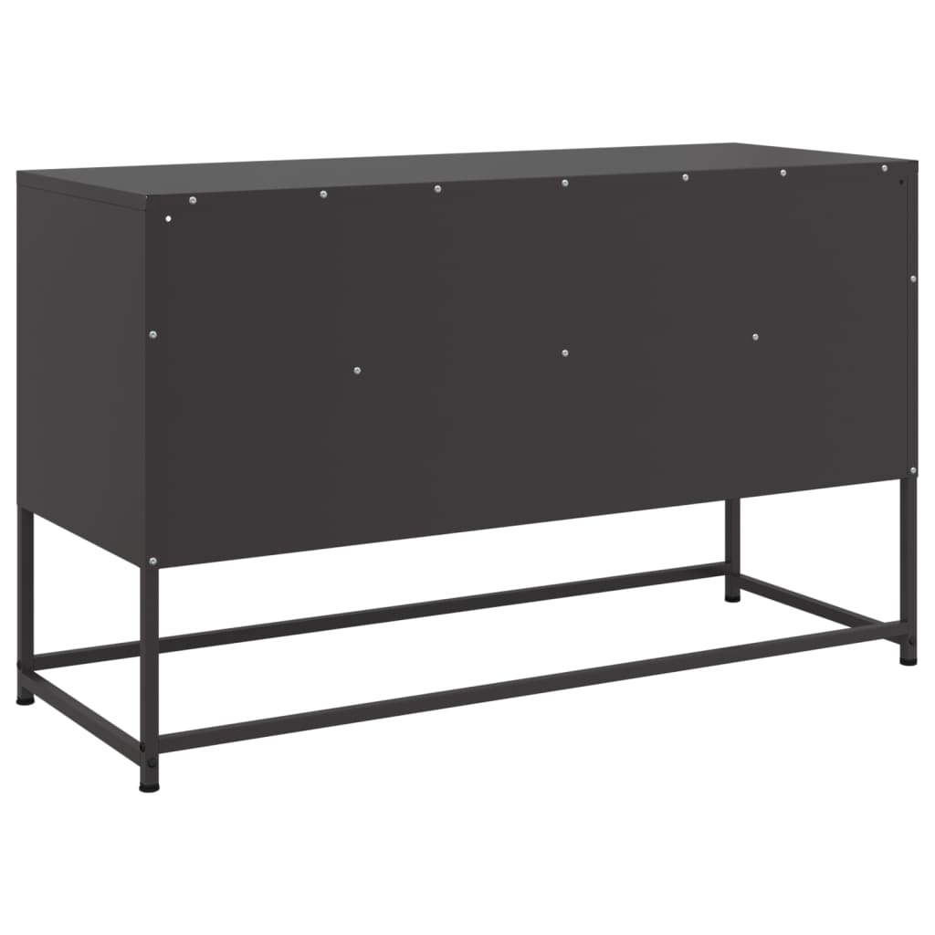 TV Cabinet Black 100.5x39x60.5 cm Steel