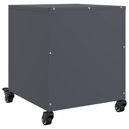 Bedside Cabinet Anthracite 36x39x43.5 cm Steel